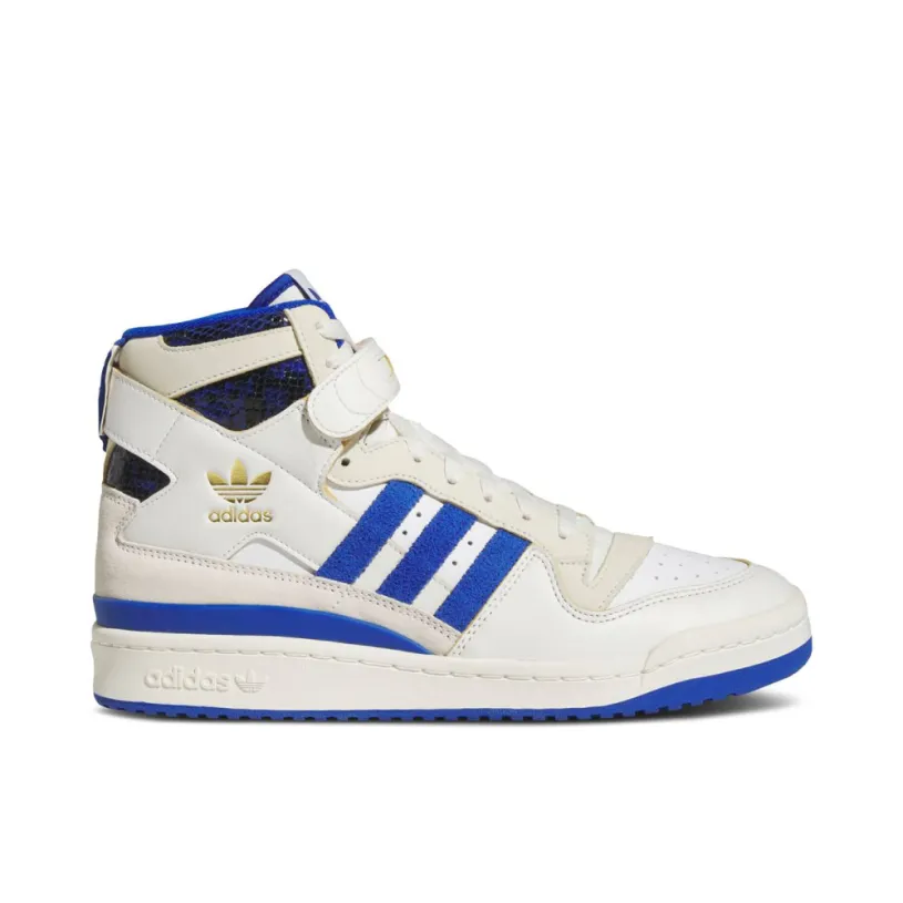 Adidas Forum 84 High White Royal Snakeskin