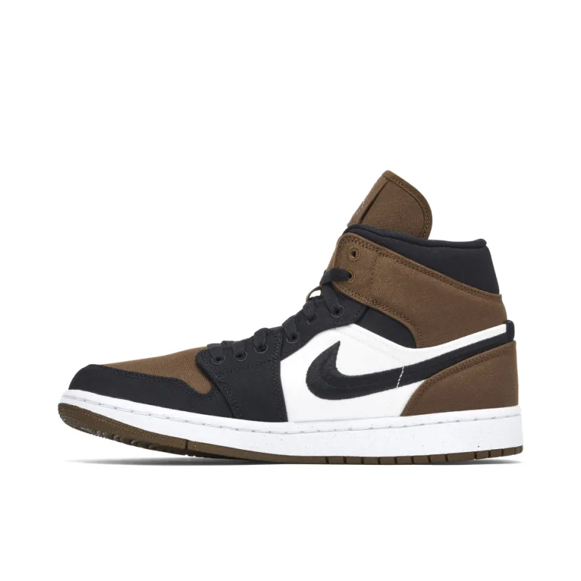 Air Jordan 1 Mid SE Olive Toe Womens