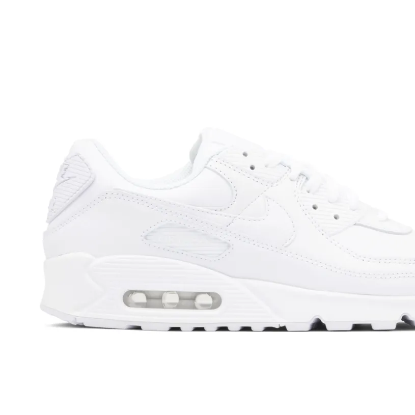 Nike Air Max 90 Triple White Leather 2020 