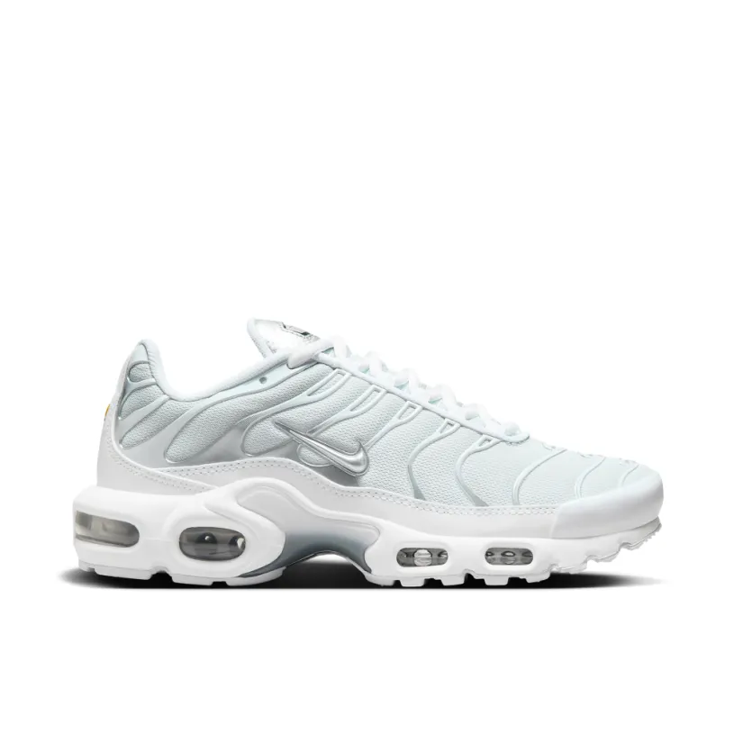 Nike TN Air Max Plus White Metallic Silver Womens