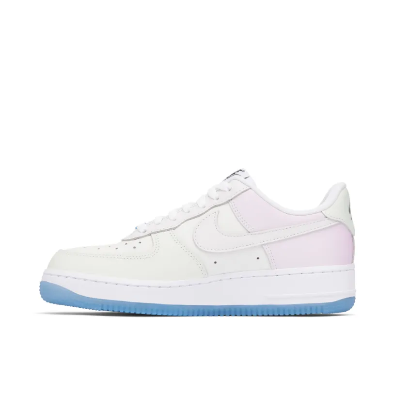 Air Force 1 Low UV Reactive Swoosh White Blue Pink Womens