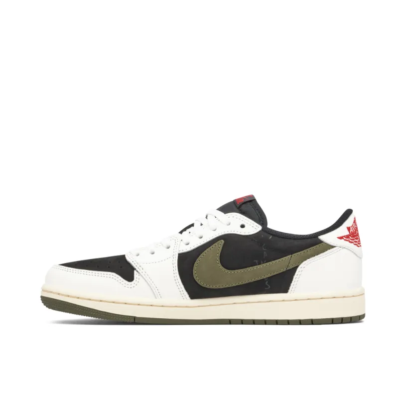 Air Jordan 1 Low OG SP x Travis Scott Olive Womens 