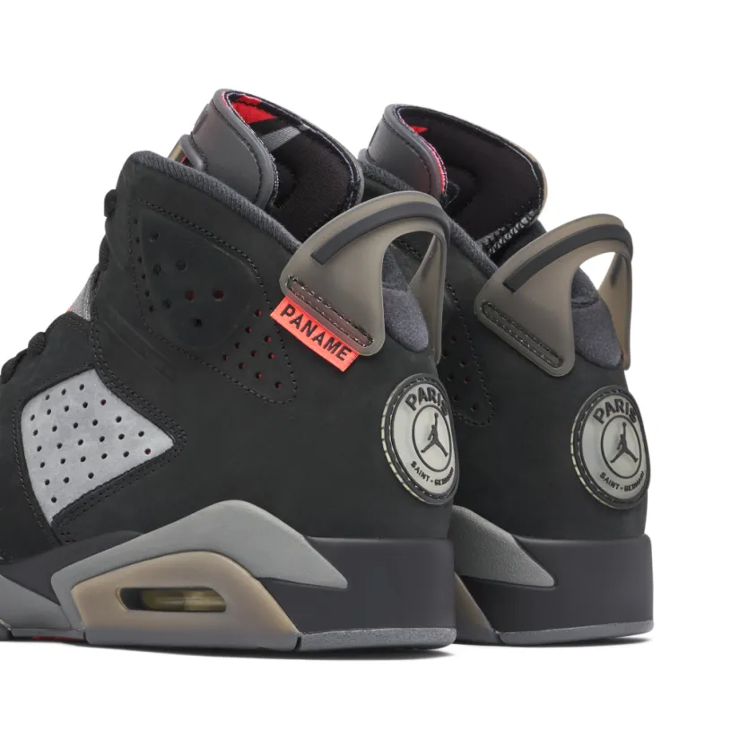 PSG x Air Jordan 6 Retro Iron Grey 