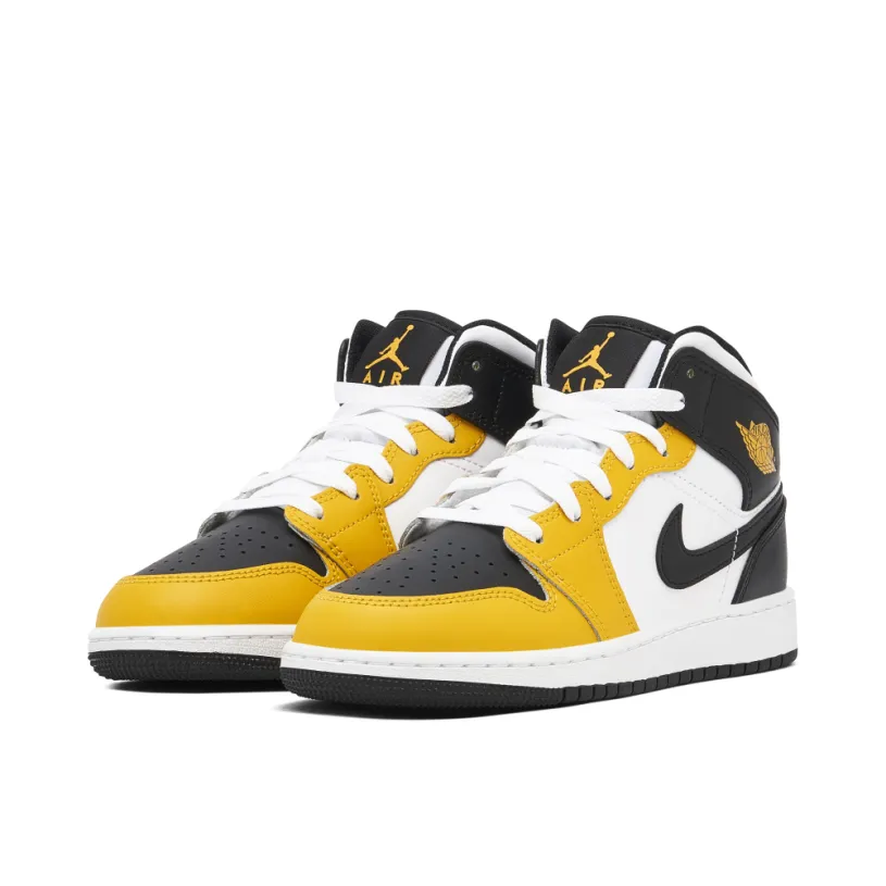 Air Jordan 1 Mid Yellow Ochre GS 