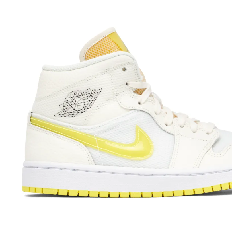 Air Jordan 1 Mid SE Voltage Yellow Womens 