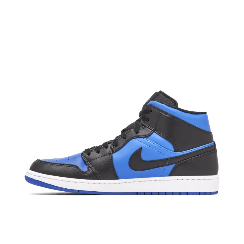 Air Jordan 1 Mid Black Royal Blue