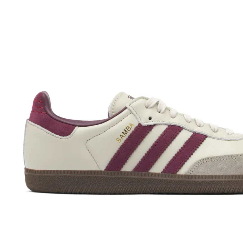 Adidas Samba OG Putty Grey Maroon 