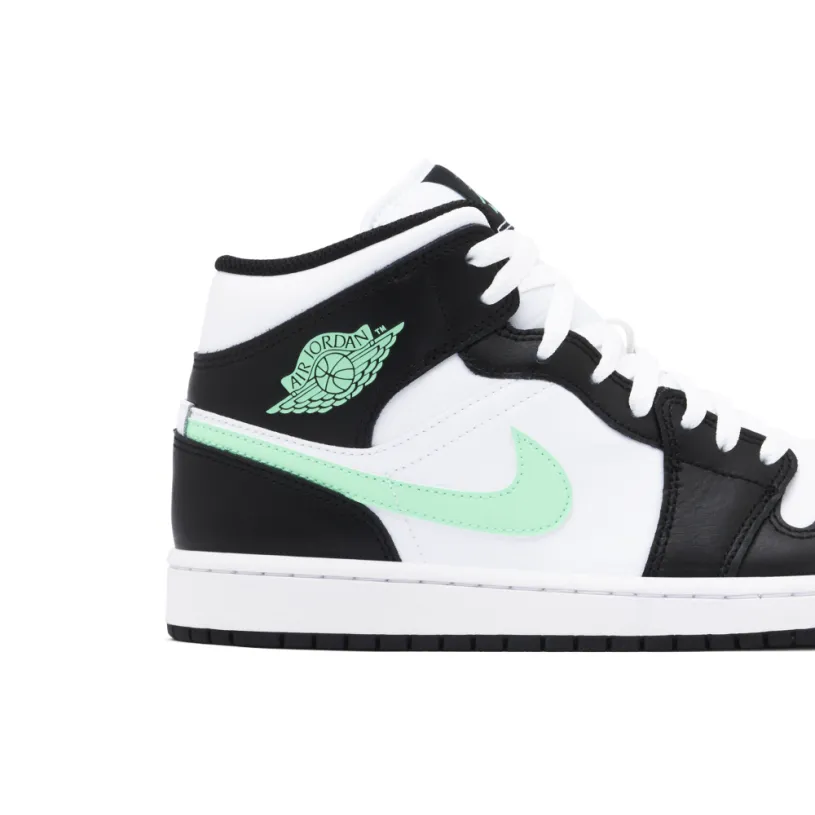 Air Jordan 1 Mid Green Glow 