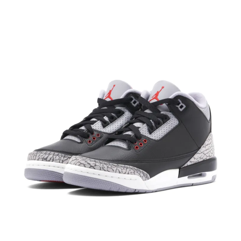 Air Jordan 3 Retro Black Cement Reimagined GS 