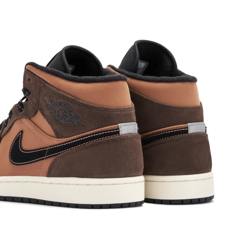Air Jordan 1 Mid Brown 