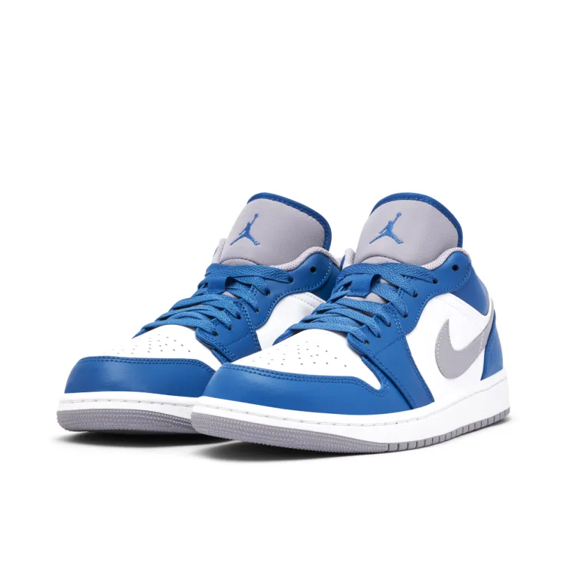 Air Jordan 1 Low White Blue Grey 