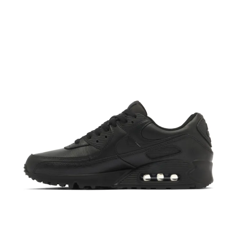 Nike Air Max 90 Triple Black Leather 2020