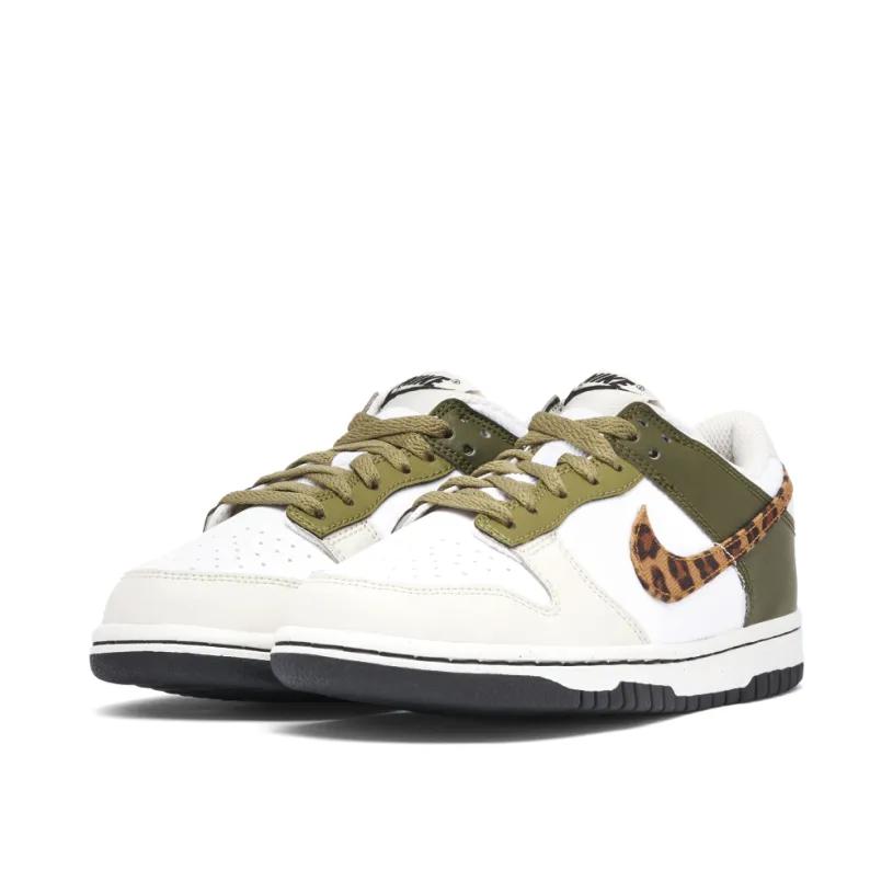 Nike Dunk Low Leopard Olive GS 