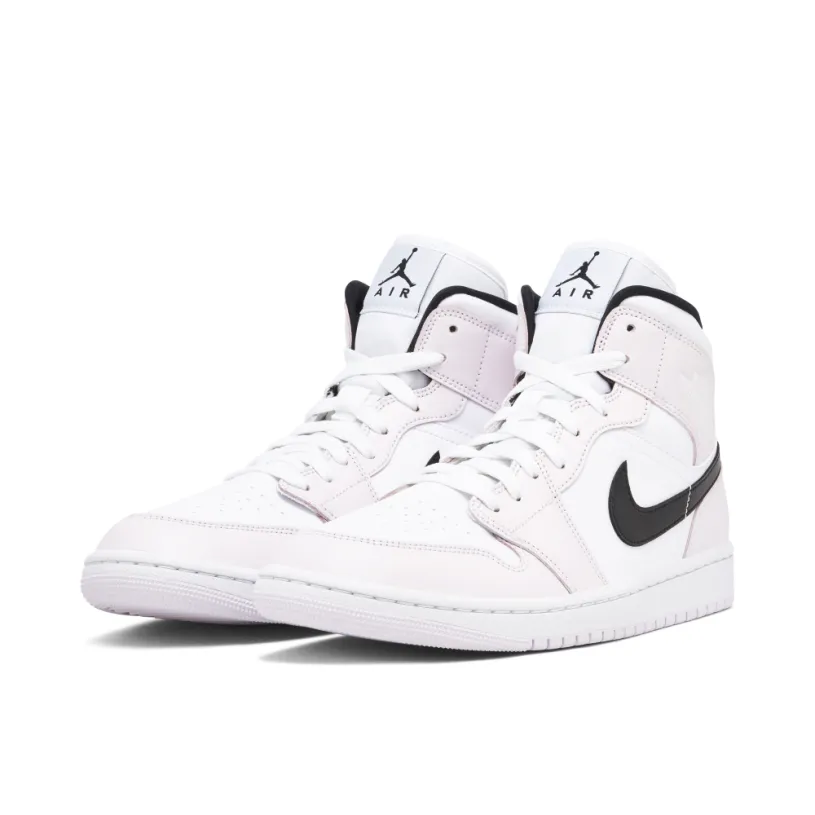 Air Jordan 1 Mid Barely Rose Womens 
