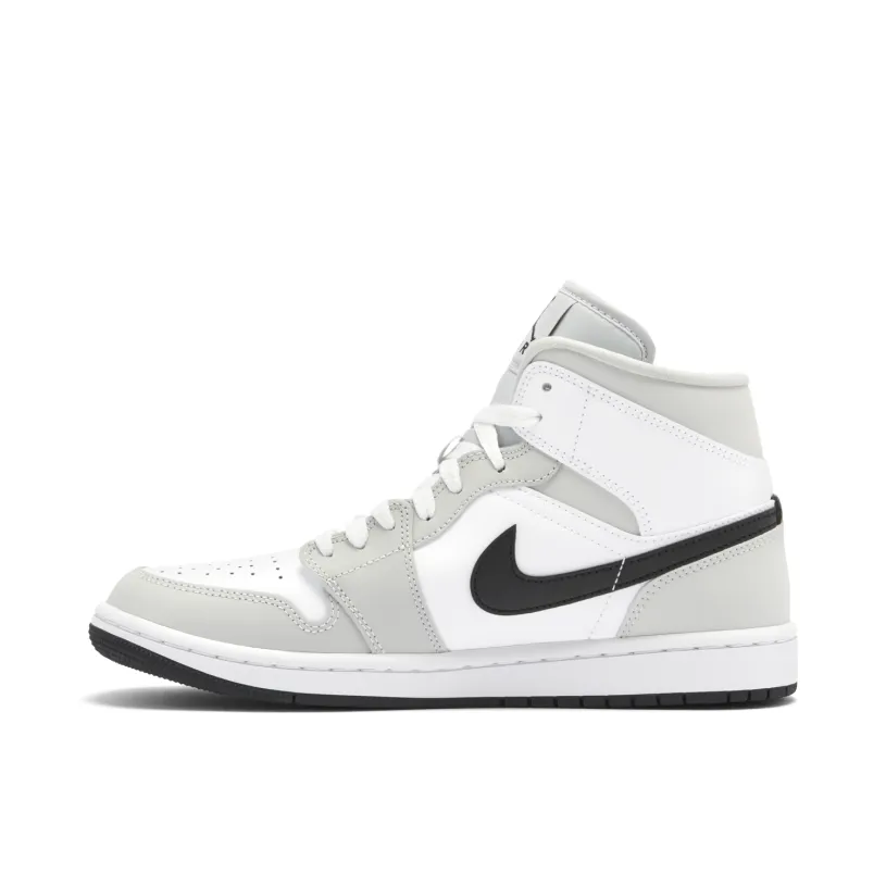 Air Jordan 1 Mid Light Smoke Grey Womens