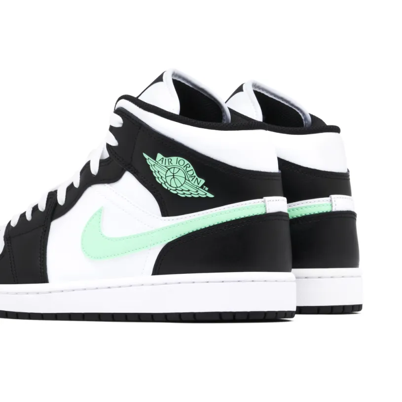 Air Jordan 1 Mid Green Glow 