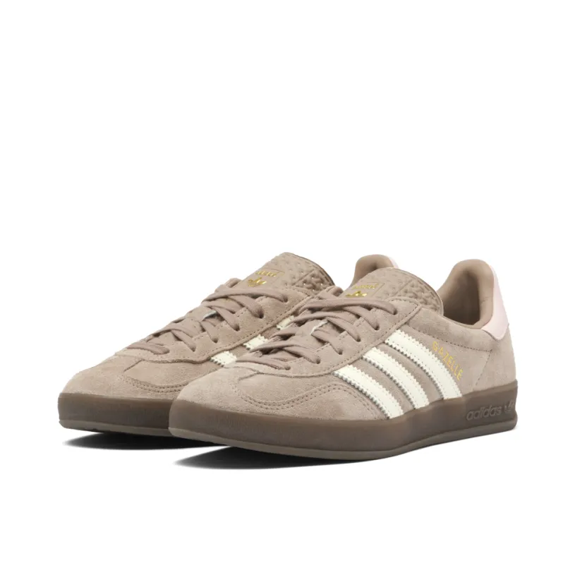 Adidas Gazelle Indoor Brown Pink Womens 