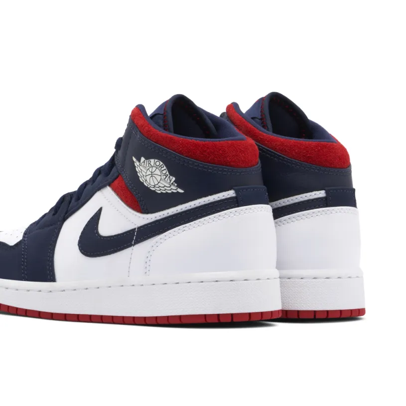 Air Jordan 1 Mid GS Olympic 