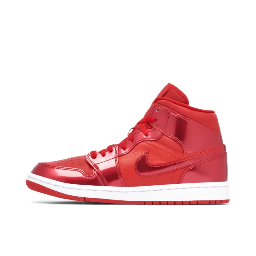 Air Jordan 1 Mid SE Red Pomegranate Womens