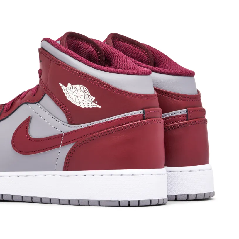 Air Jordan 1 Mid Team Red GS 