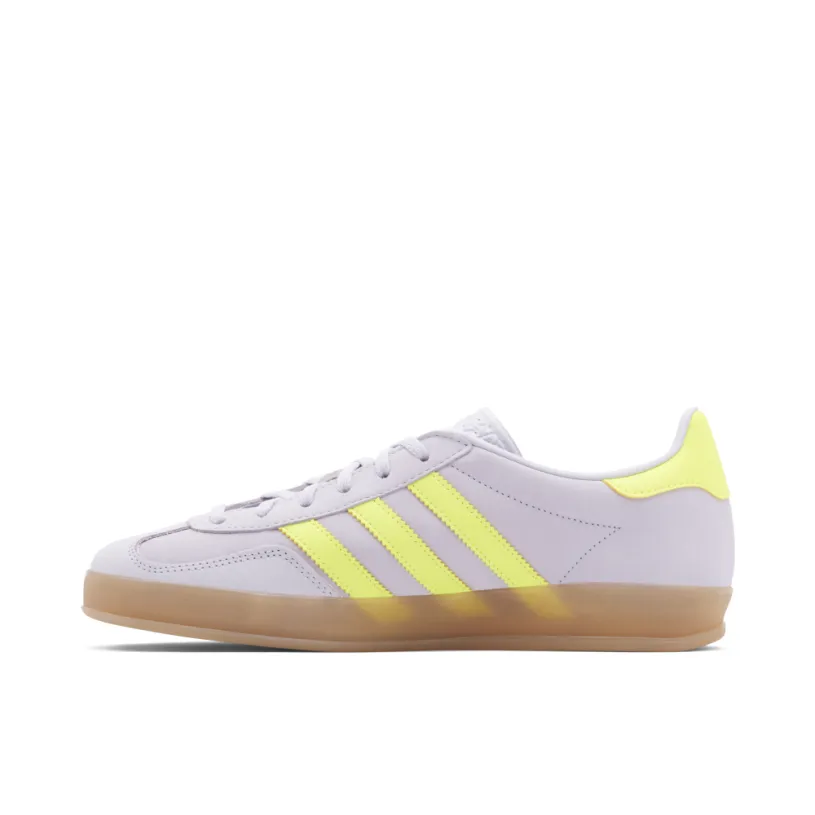 Adidas Gazelle Indoor Silver Dawn Solar Yellow Womens