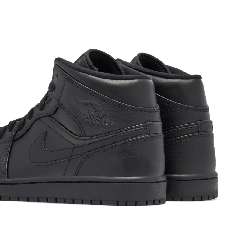 Air Jordan 1 Mid Triple Black 