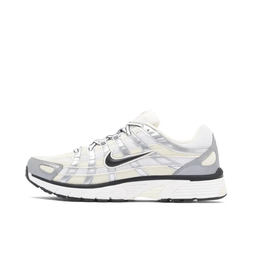 Nike P-6000 Coconut Milk Metallic Silver Womens