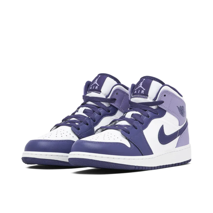 Air Jordan 1 Mid Blueberry GS 