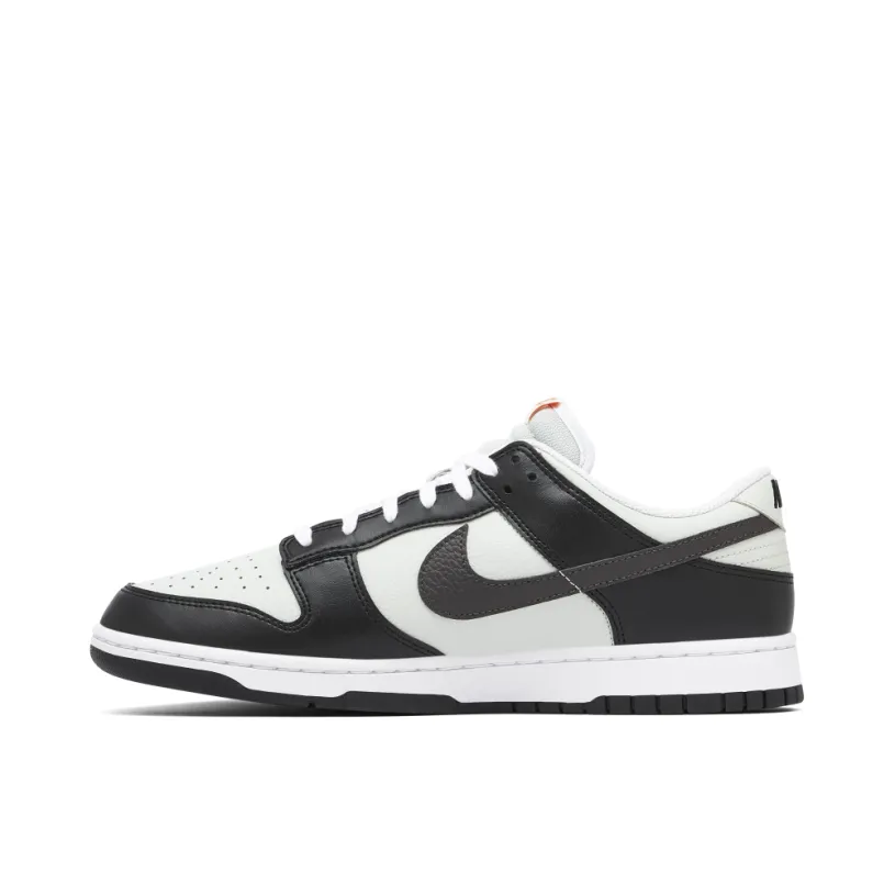 Nike Dunk Low Mini Swoosh Black Grey Orange