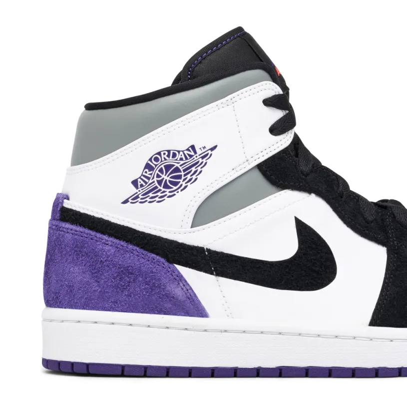 Air Jordan 1 Mid SE Varsity Purple 