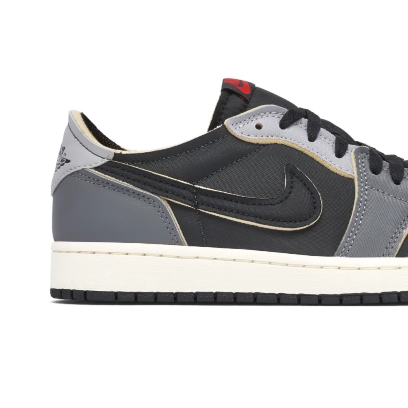 Air Jordan 1 Retro Low Ex Black Smoke Grey 