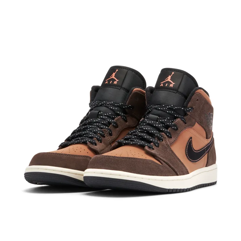 Air Jordan 1 Mid Brown 
