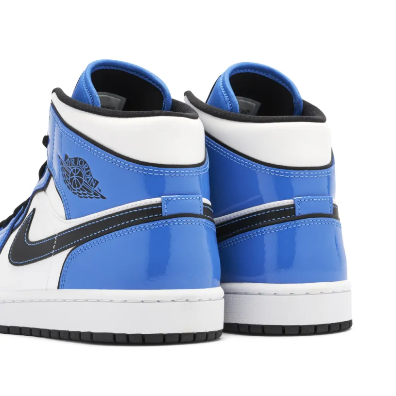 Air Jordan 1 Mid Signal Blue 